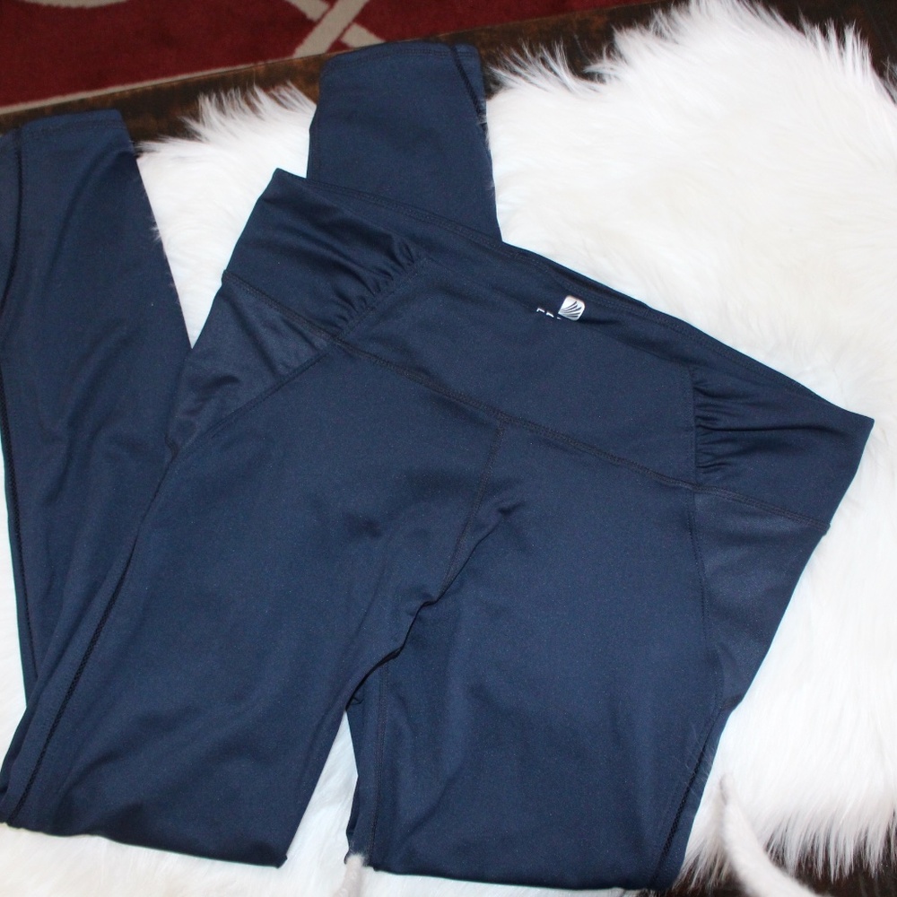 FREE 2B, navy blue leggings with side detailing and inside pocket